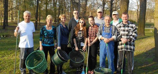 Einsatz für ein “sauberhaftes Forst”.