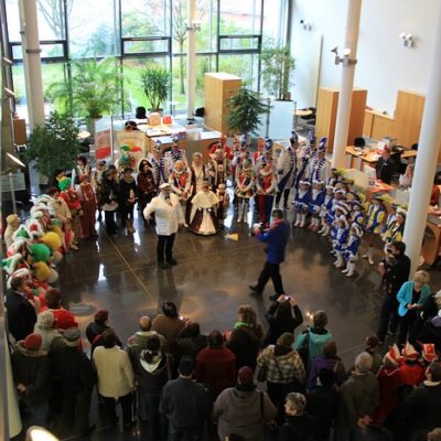Letztes Jahr war es Sonntag. Aber dieses Jahr hat es wieder geklappt. "Sparkassenparty"