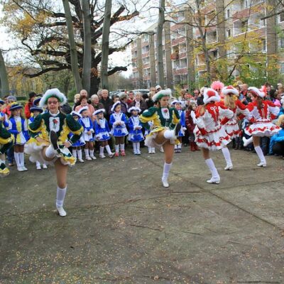 Funken-tanz zum Besten.