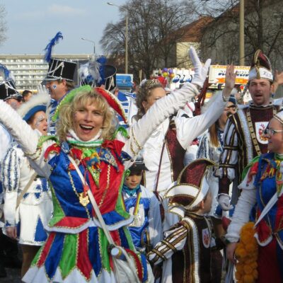 Beliebtes Fernsehmotiv. Die Manu.