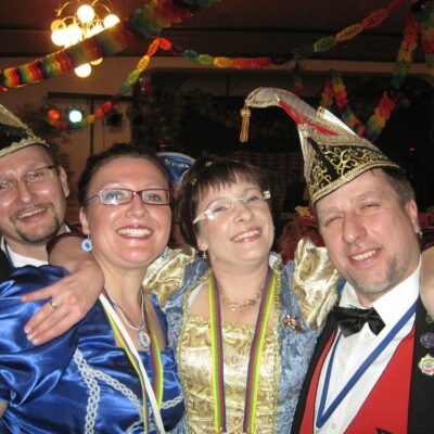 Super Stimmung mit dem Sergener Prinzenpaar von der letzten Session.