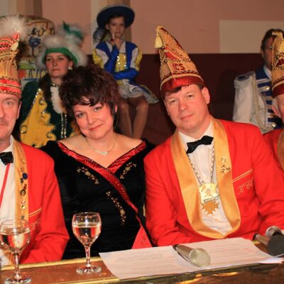 Beim Seniorenkarneval.