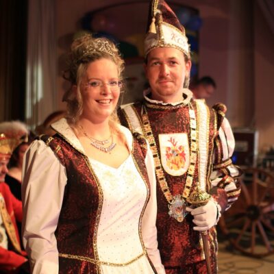 Beim Seniorenkarneval.