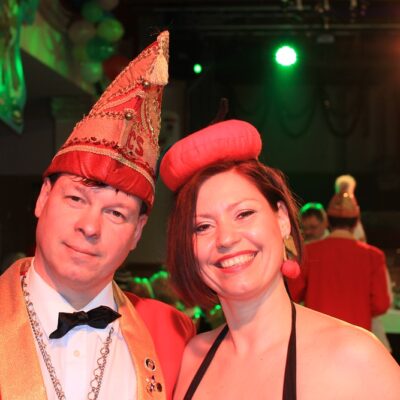 Beim Seniorenkarneval.