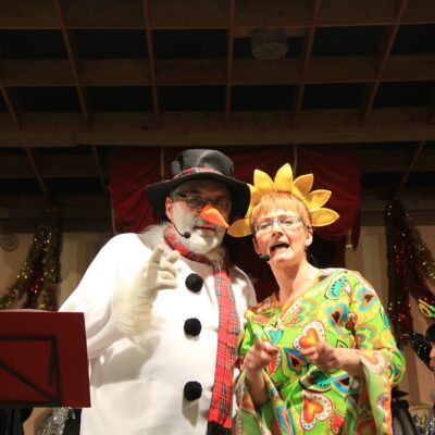 Andreas der Schneemann und Kathrin die Sonne