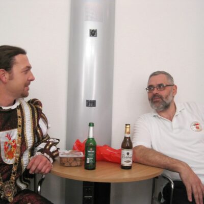 Bierchen mit dem Prinz.