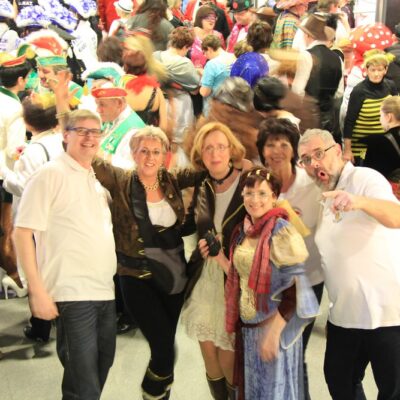 Die Schlachtenbummler.