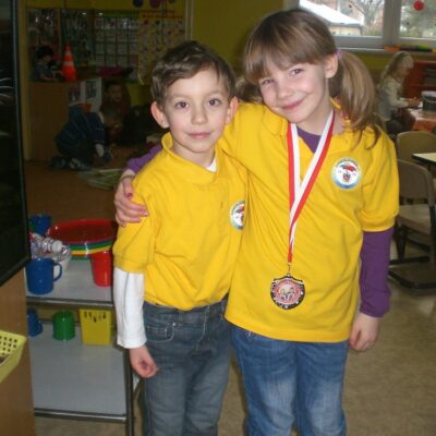 So sehen unsere Kleinen ohne ihr Kostüm aus.