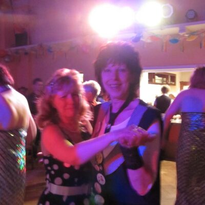 Das einzige Bild mit Angela ist leider etwas unscharf. 