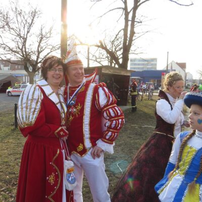 Das Döberner Prinzenpaar hat uns besucht.