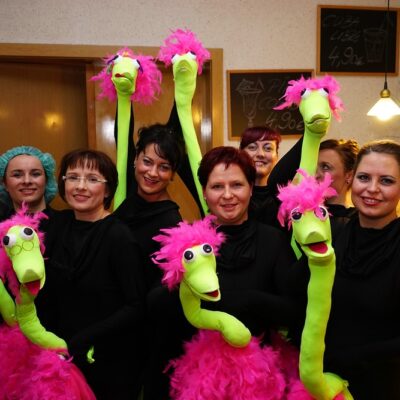 Die wilden Hühner von den Piccolinas.