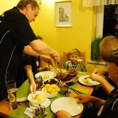 "Kleine" Stärkung  vor dem großen Auftritt!