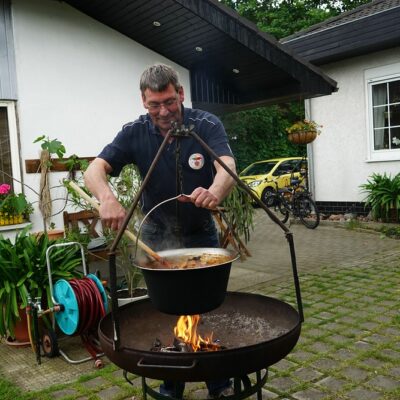 Michas toller Gulasch kam wieder einmal super an.