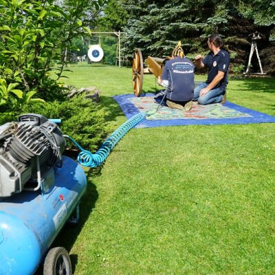 Mit 7 Bar ist nicht zu Spaßen...