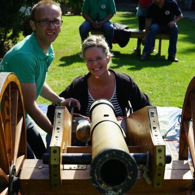 Steffi und Henrick sind die Gastgeber.