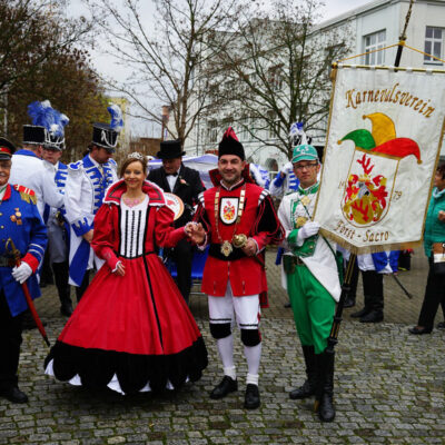 Unser Prinzenpaar sieht einfach toll aus.