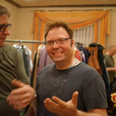 Steffen Gabriel unser Mann der Technik.