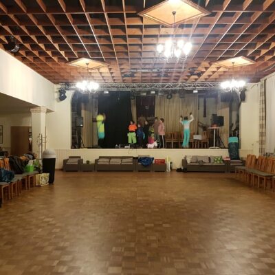 Piccolinas beim Training.